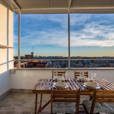 Penthouse Lux With Panoramic View Lägenhet Rom
